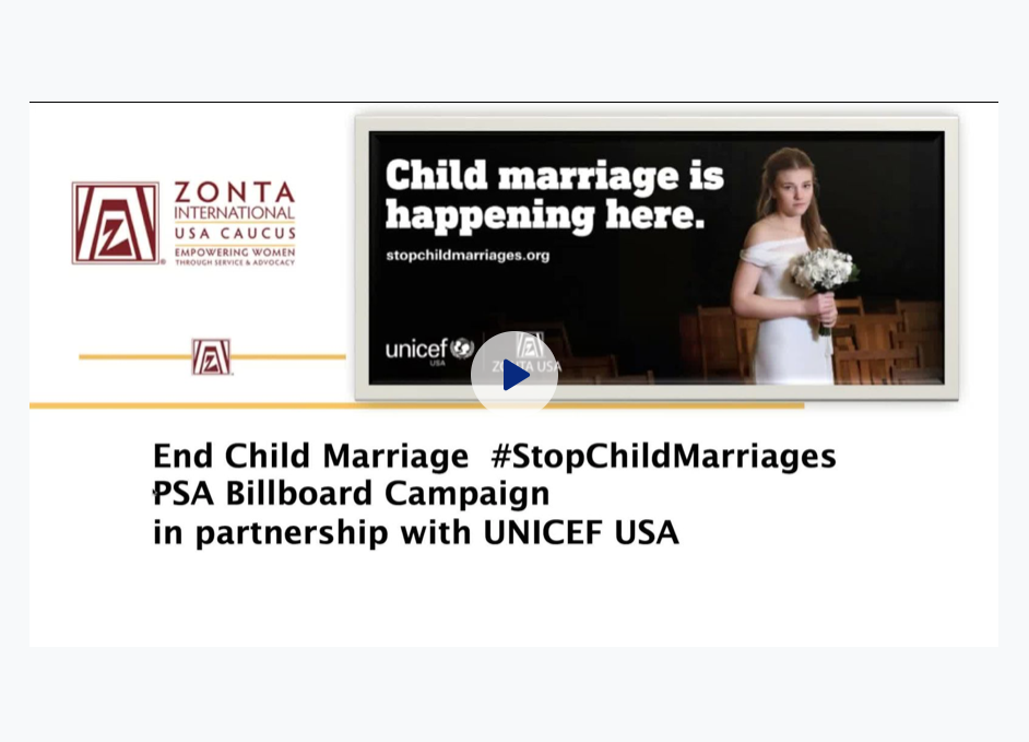 End Child Marriage PSA Campaign