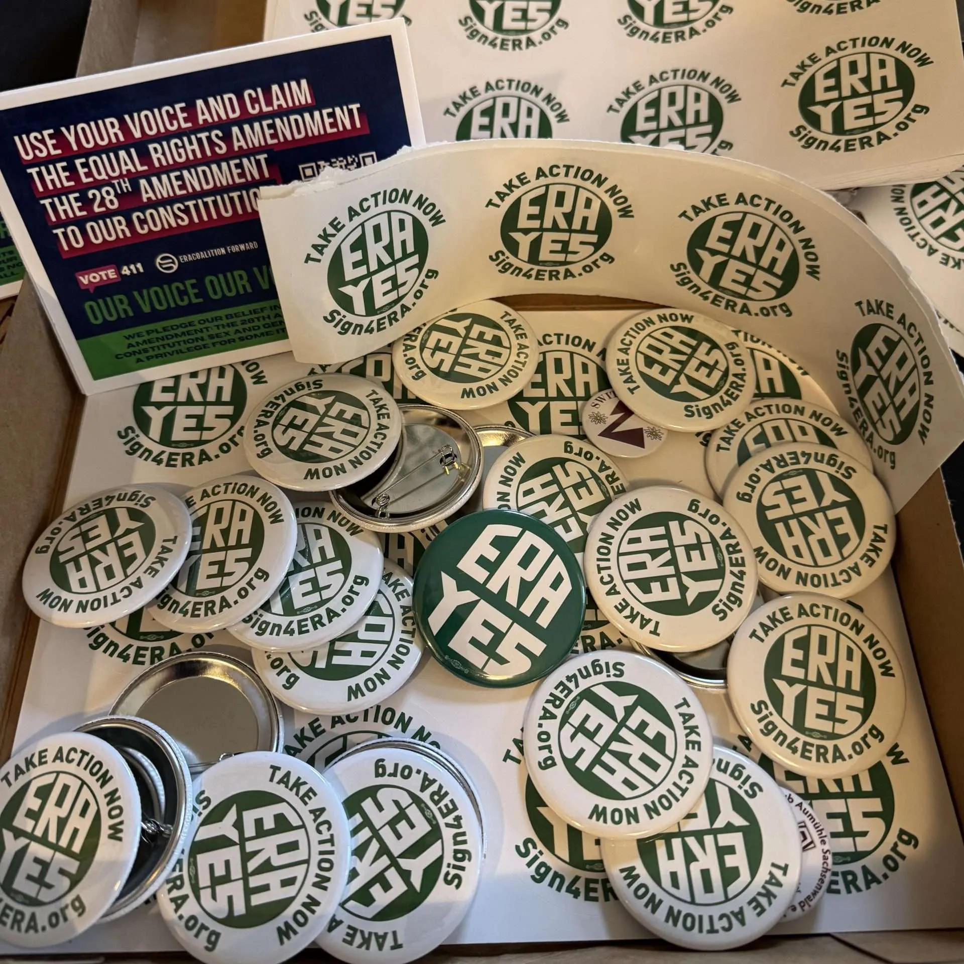 ERA Buttons and Stickers 2026 campaign